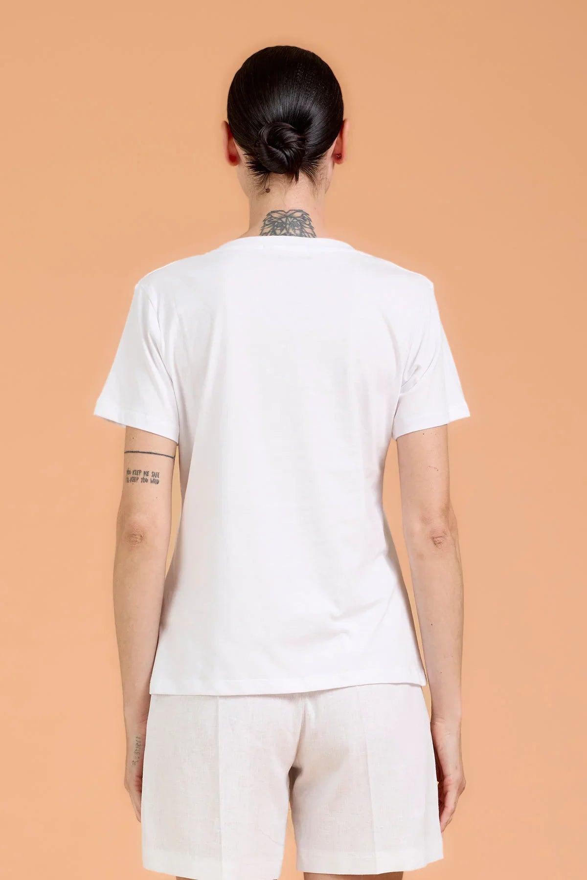 T-Shirt Cut Out Farfalla Take Two - Blu