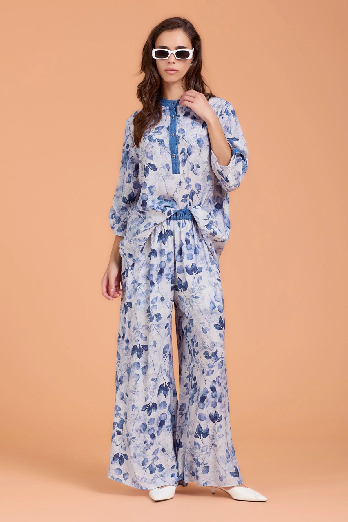 Camicia Denim con Stampa - Take Two