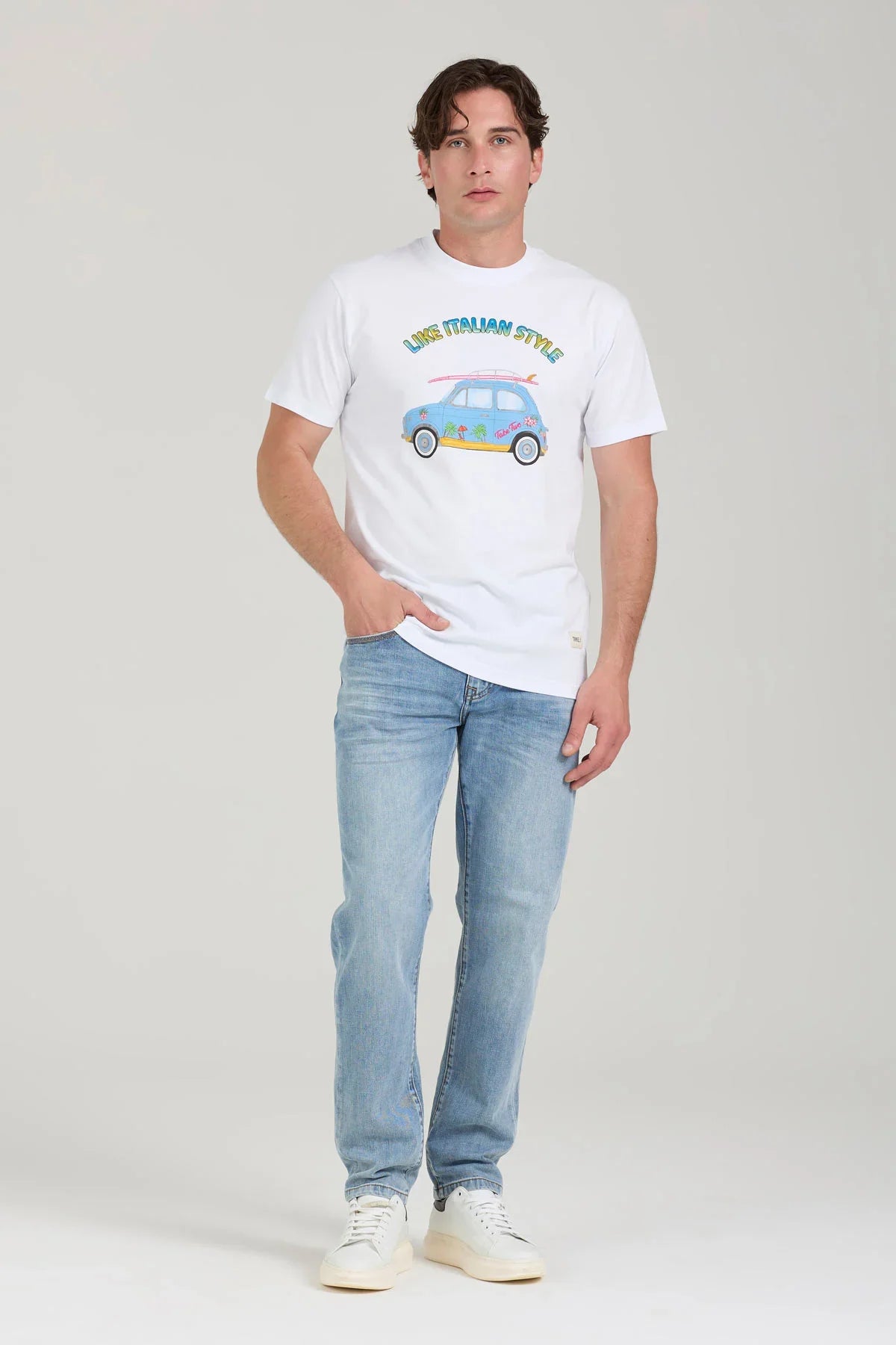 Take Two – Peter Denim Regular Baffi 3D Lav. Medio-Chiaro 10.5oz
