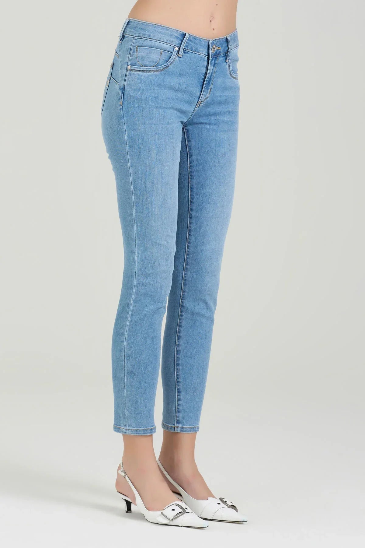 Carla Denim Push Up Lav. Medio-Chiaro - Take Two