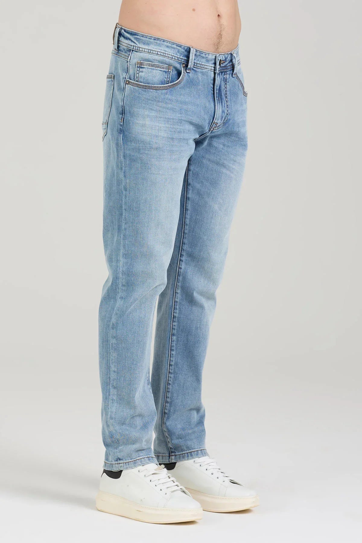 Take Two – Peter Denim Regular Baffi 3D Lav. Medio-Chiaro 10.5oz