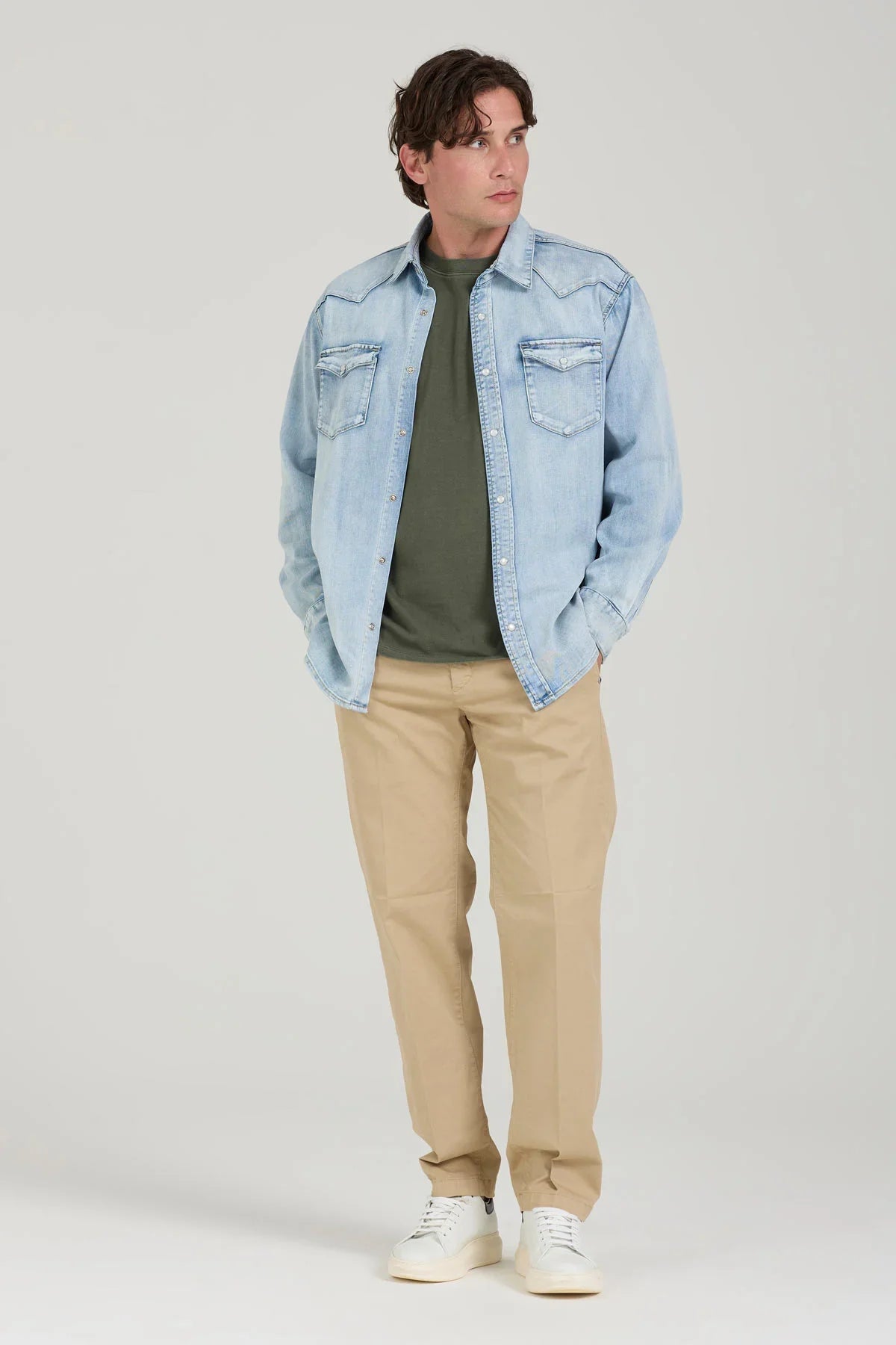Take Two – Bud Camicia Denim Lav. Chiaro 6.5oz