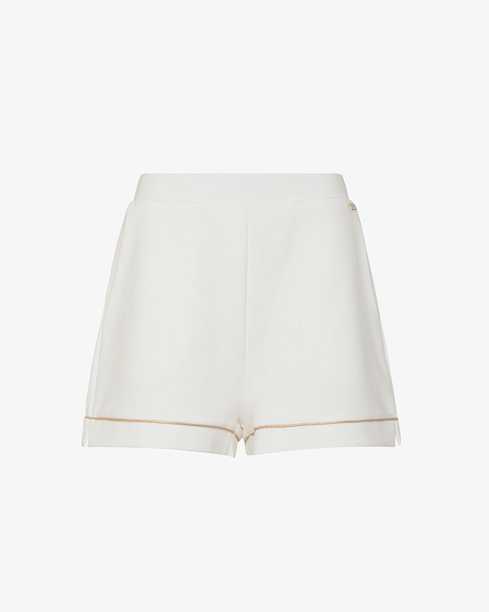 Short con Profilo Dorato Off White – Markup Woman