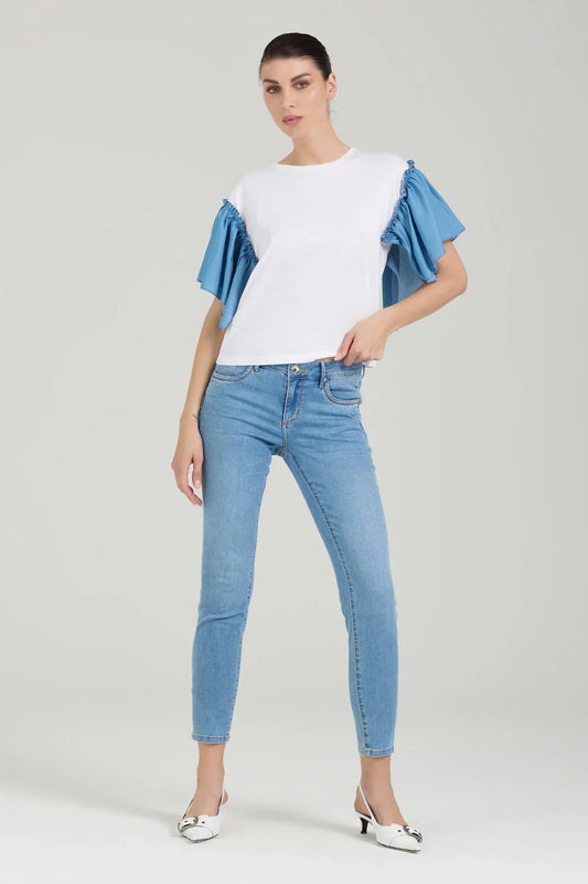 Carla Denim Push Up Lav. Medio-Chiaro - Take Two
