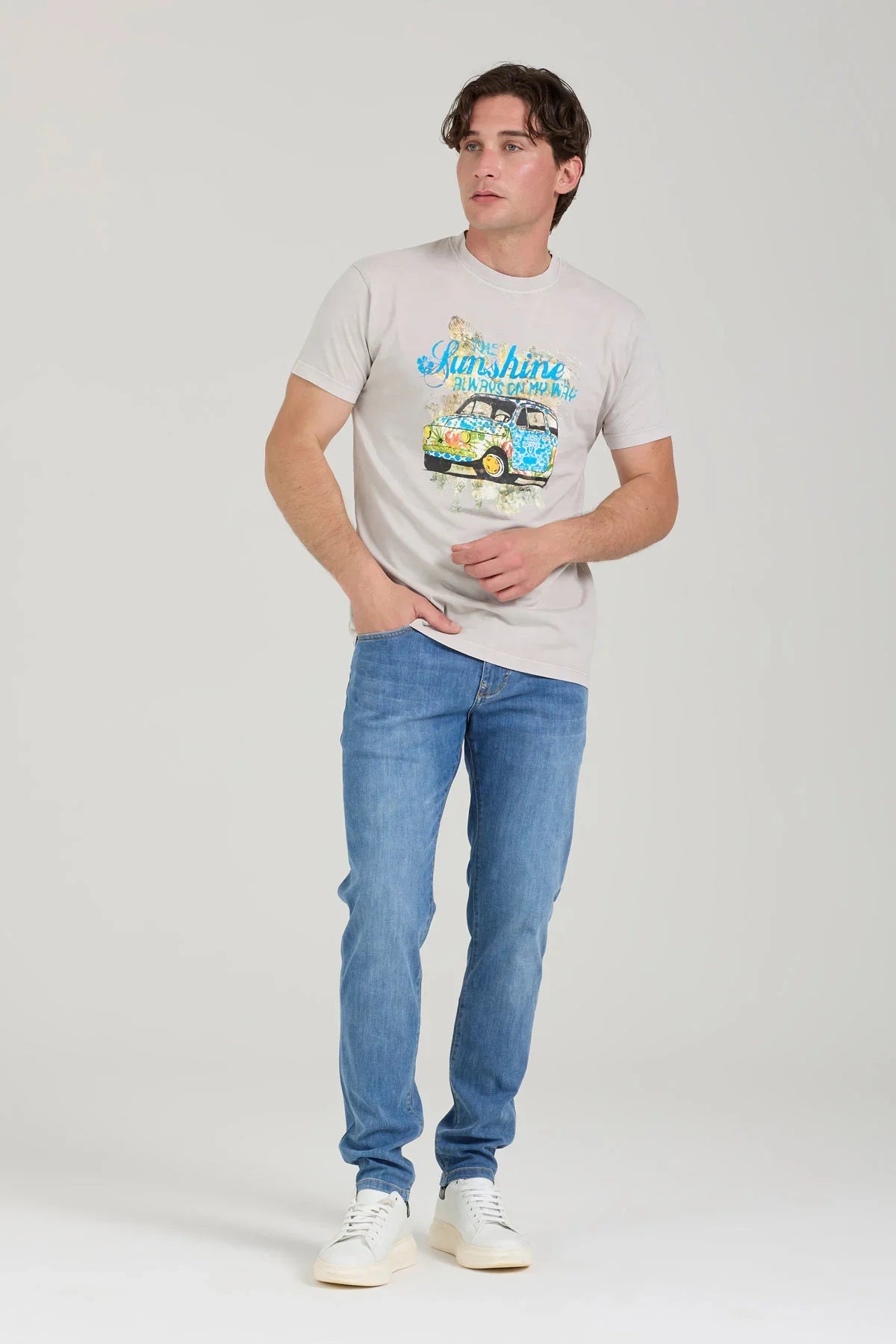 Take Two Adam Denim Slim Lav Medio