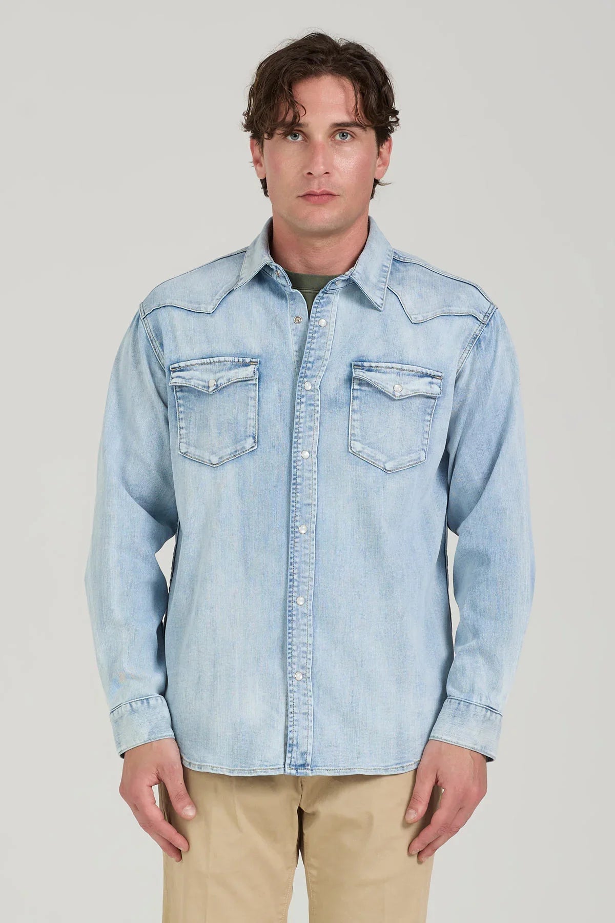 Take Two – Bud Camicia Denim Lav. Chiaro 6.5oz