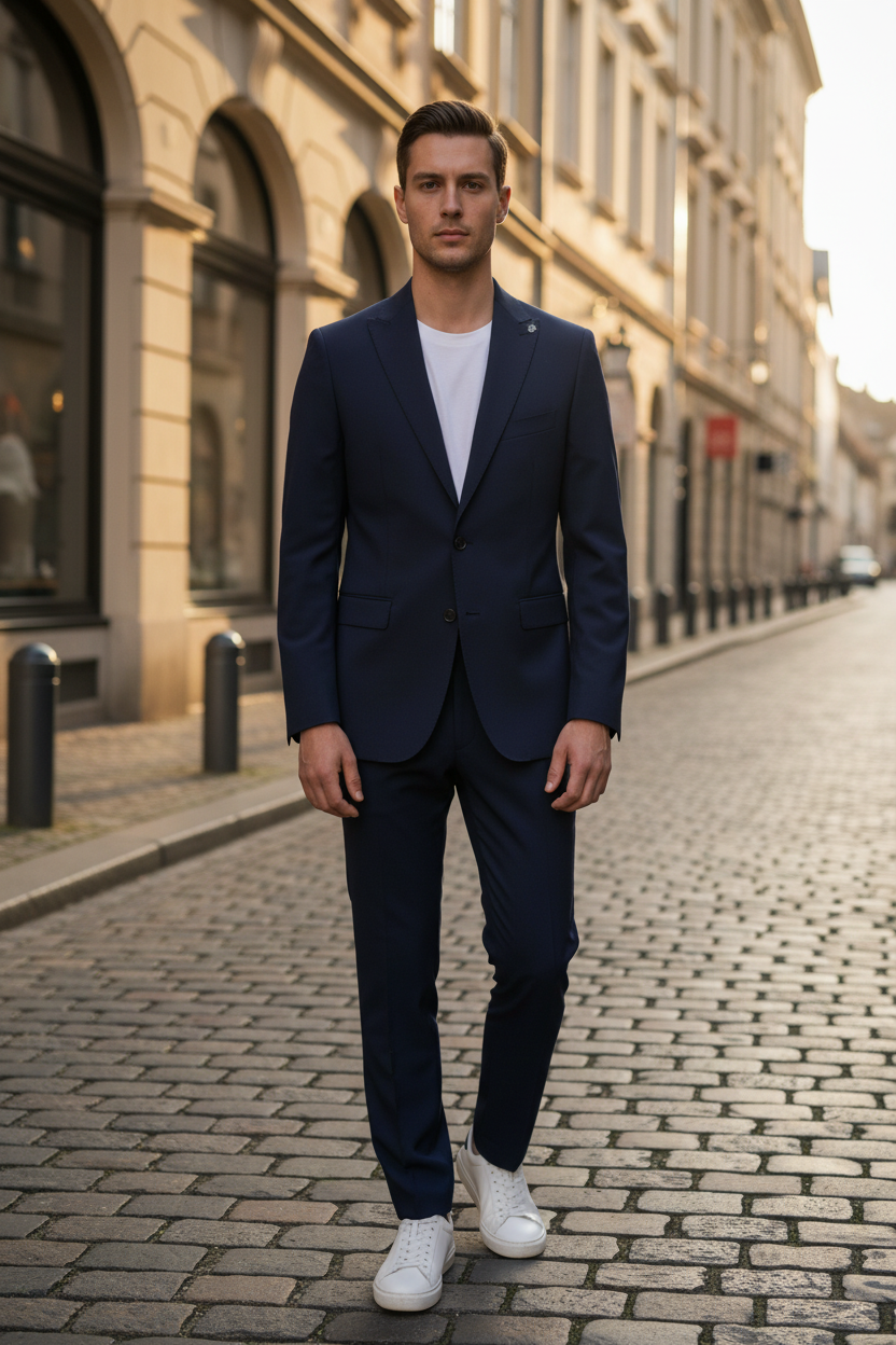 Daniele Alessandrini – Abito Monopetto Blu Navy
