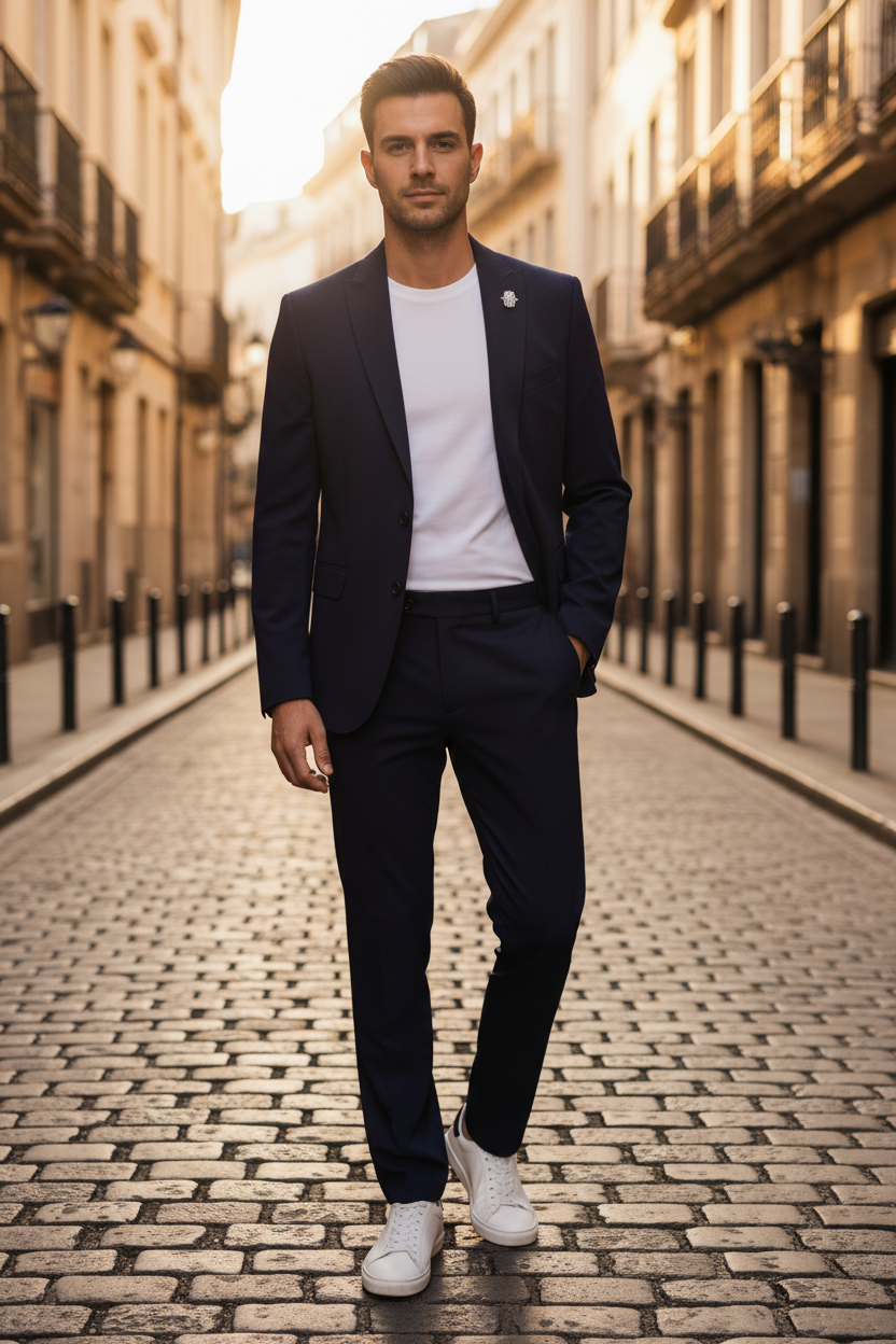 Daniele Alessandrini – Abito Monopetto Blu Navy