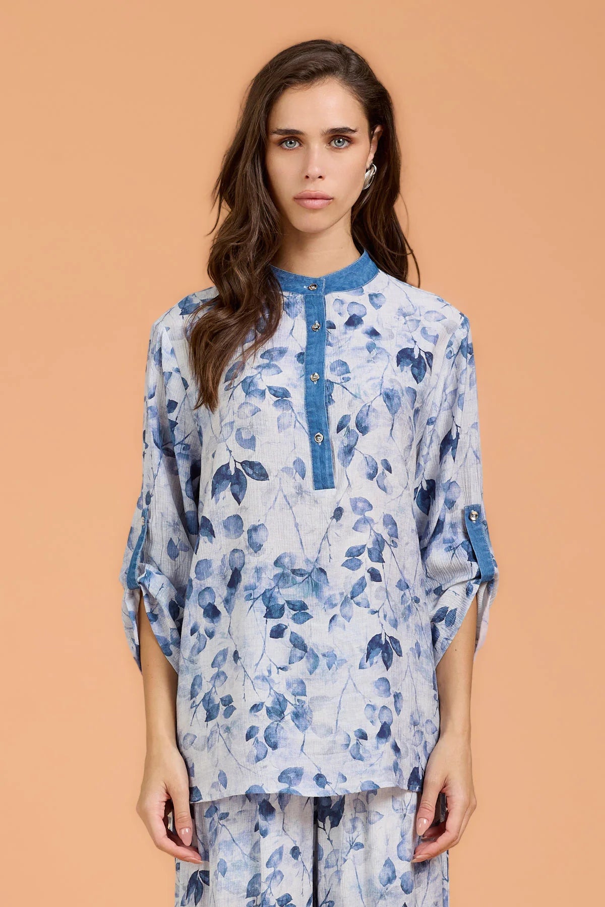 Camicia Denim con Stampa - Take Two