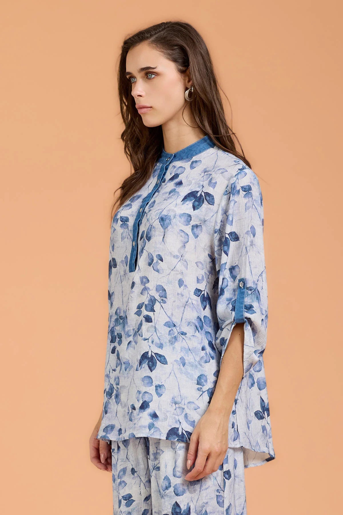 Camicia Denim con Stampa - Take Two
