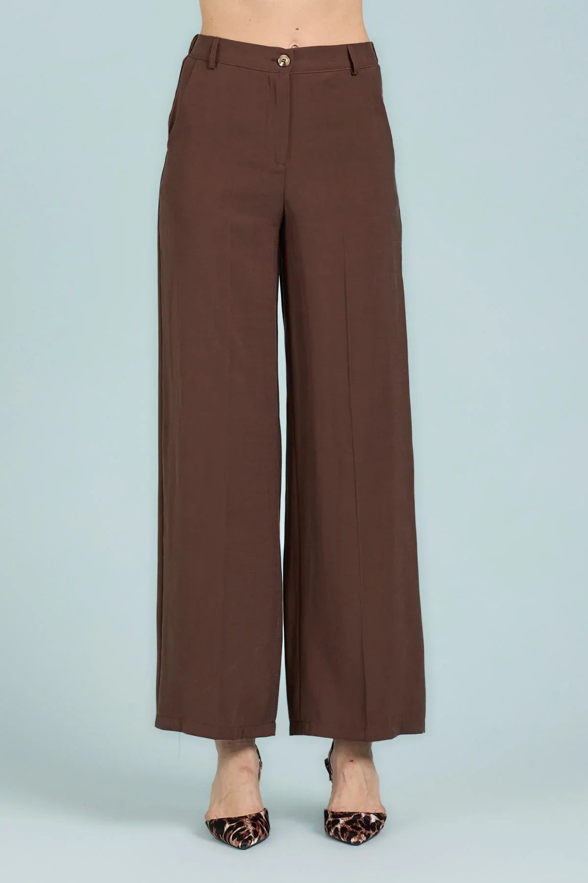 Pantalone Largo in Cupro – Take Two