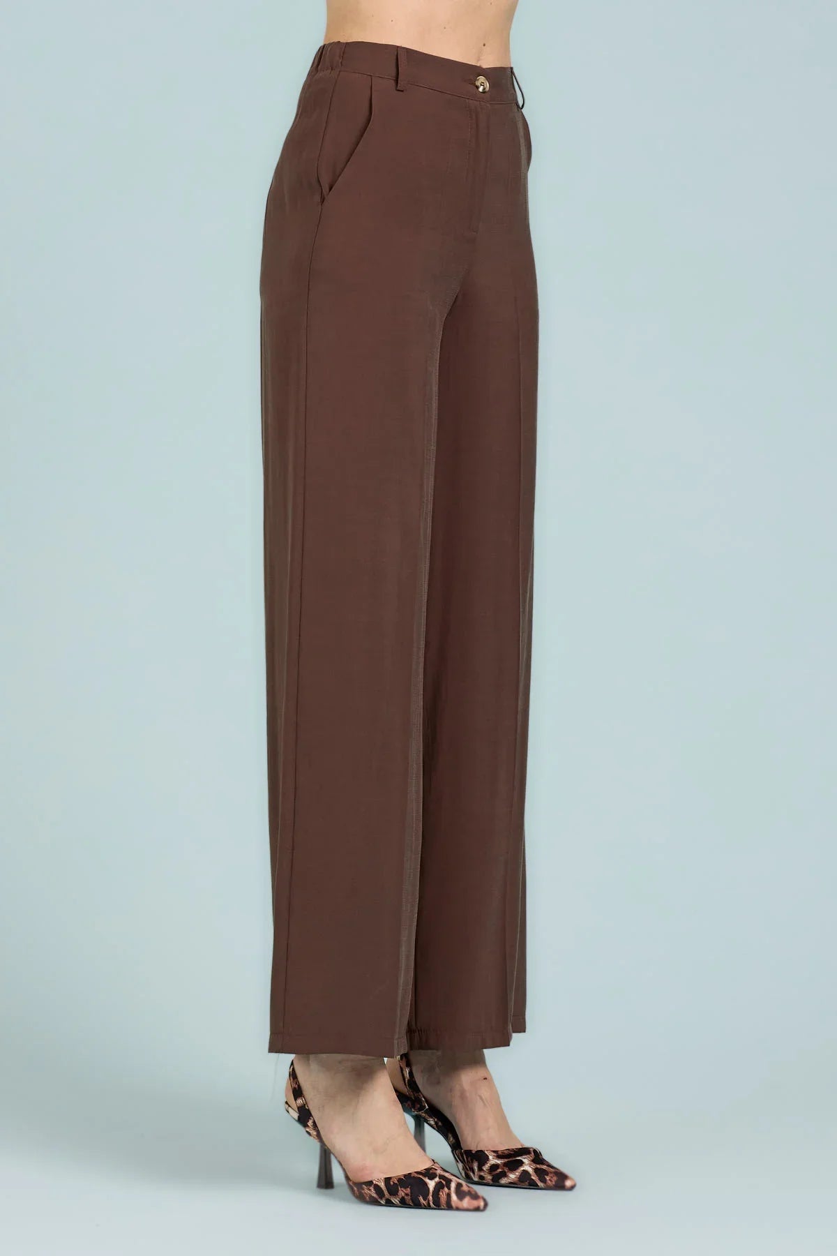 Pantalone Largo in Cupro – Take Two