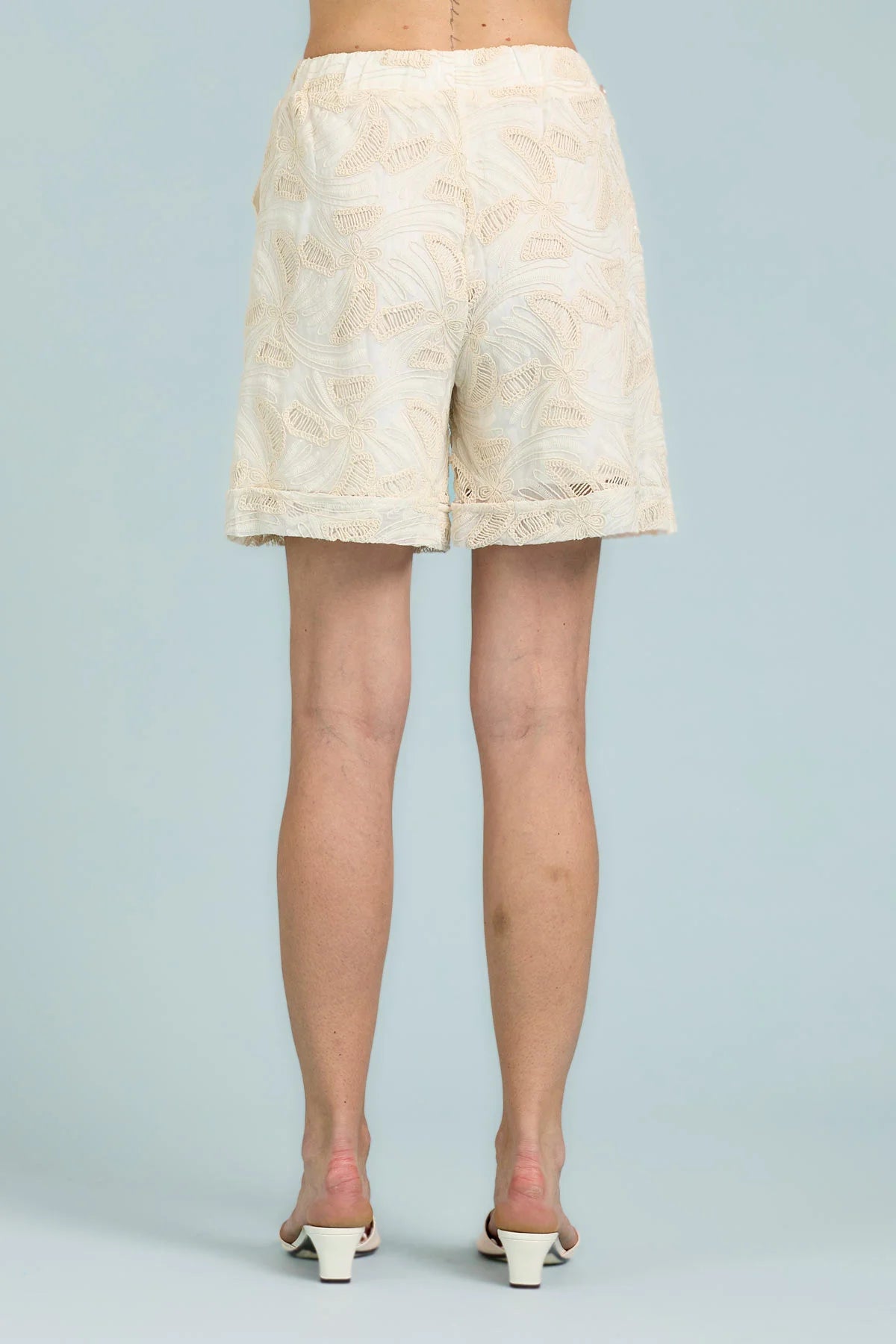 Pantaloncino con Ricamo All Over - Take Two