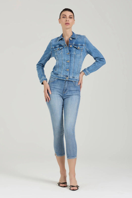 Giacca Denim Fran Take Two - Lavaggio Chiaro
