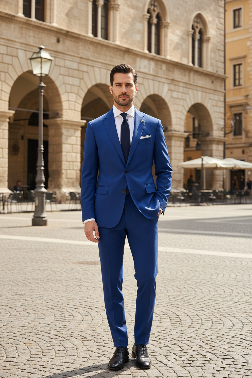 Daniele Alessandrini – Completo Monopetto Bluette