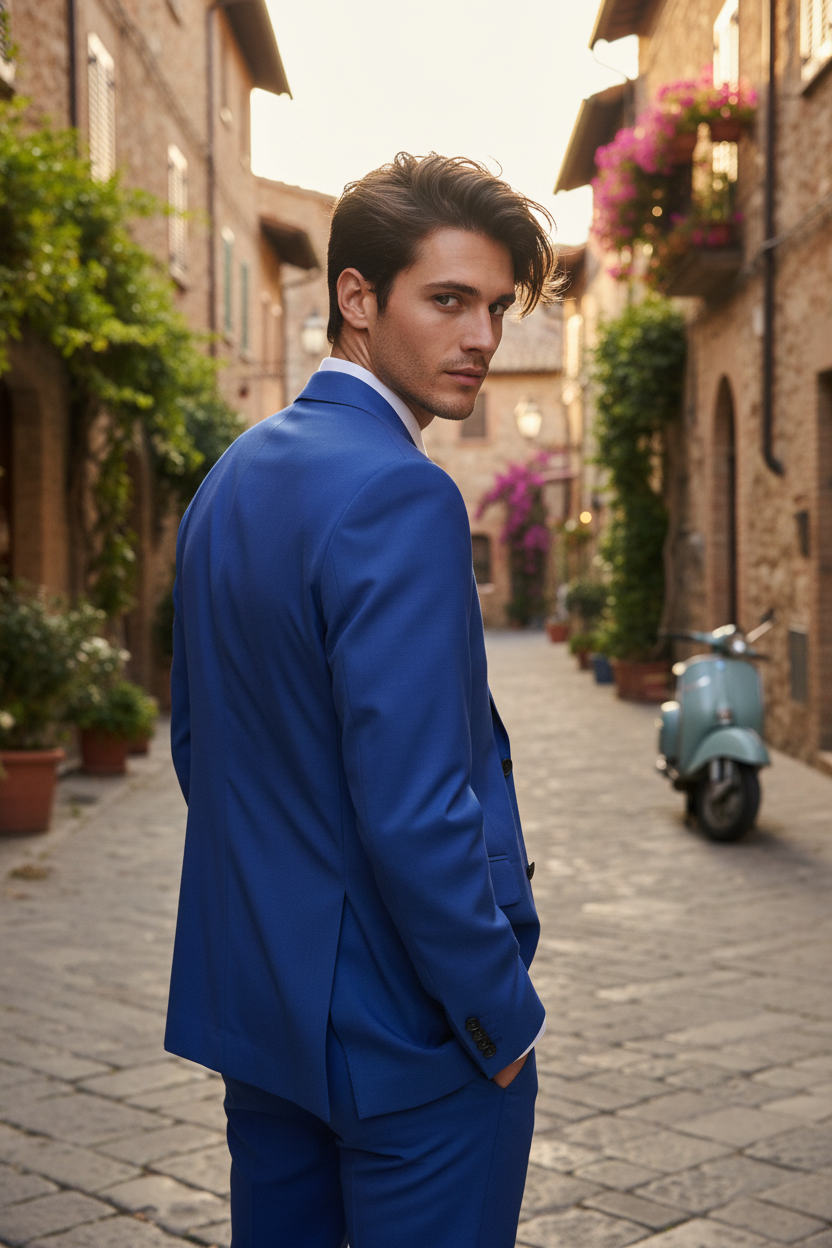Daniele Alessandrini – Completo Monopetto Bluette