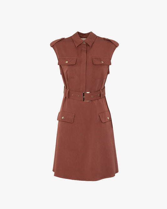 Abito Safari con Tasche e Cintura Markup Woman
