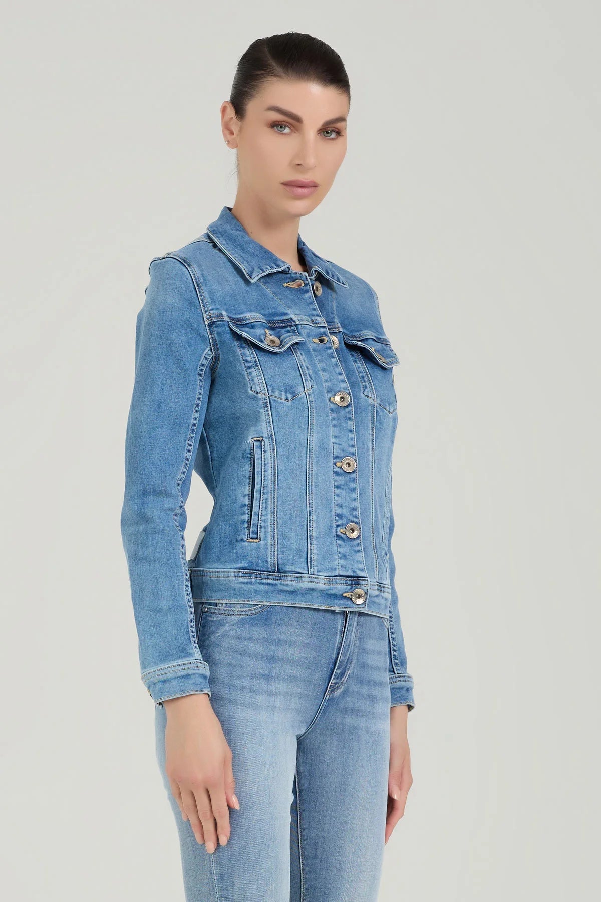 Giacca Denim Fran Take Two - Lavaggio Chiaro