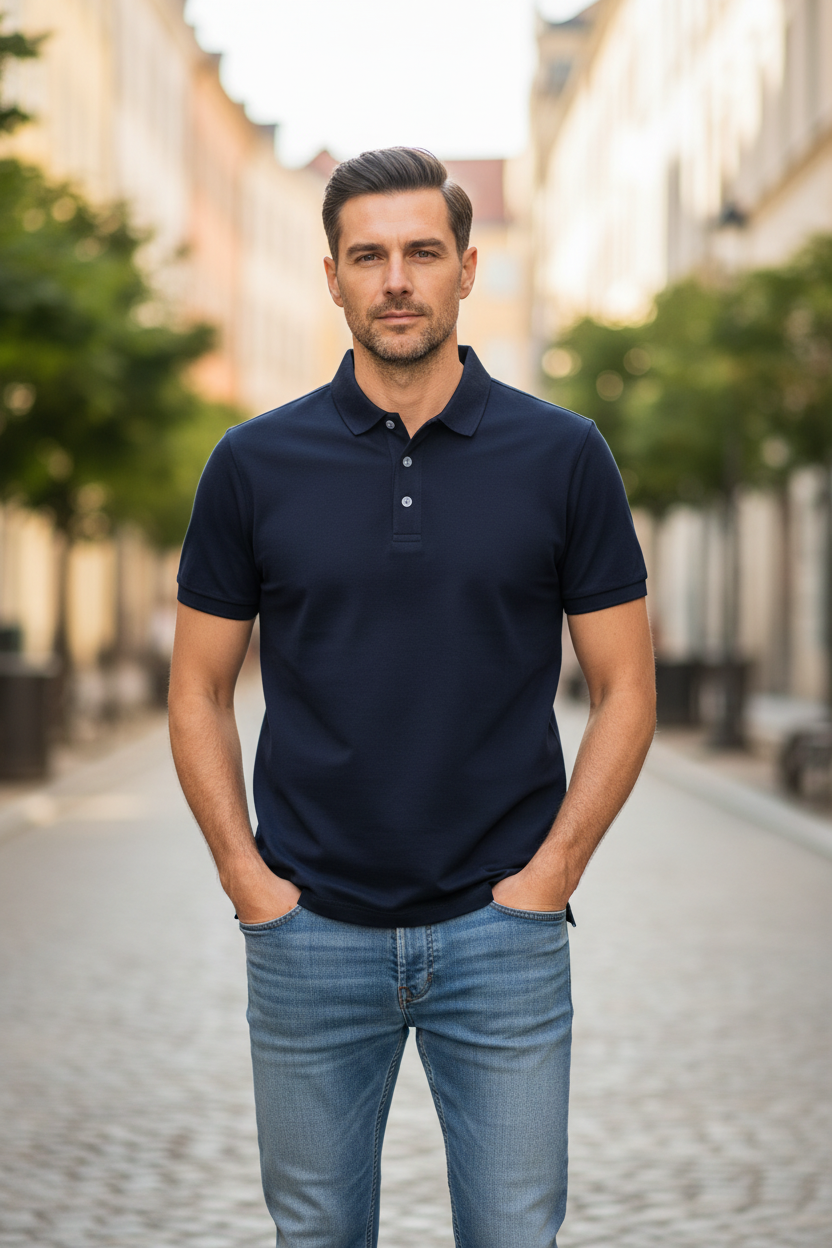 Polo Navy - Casual Lifestyle
